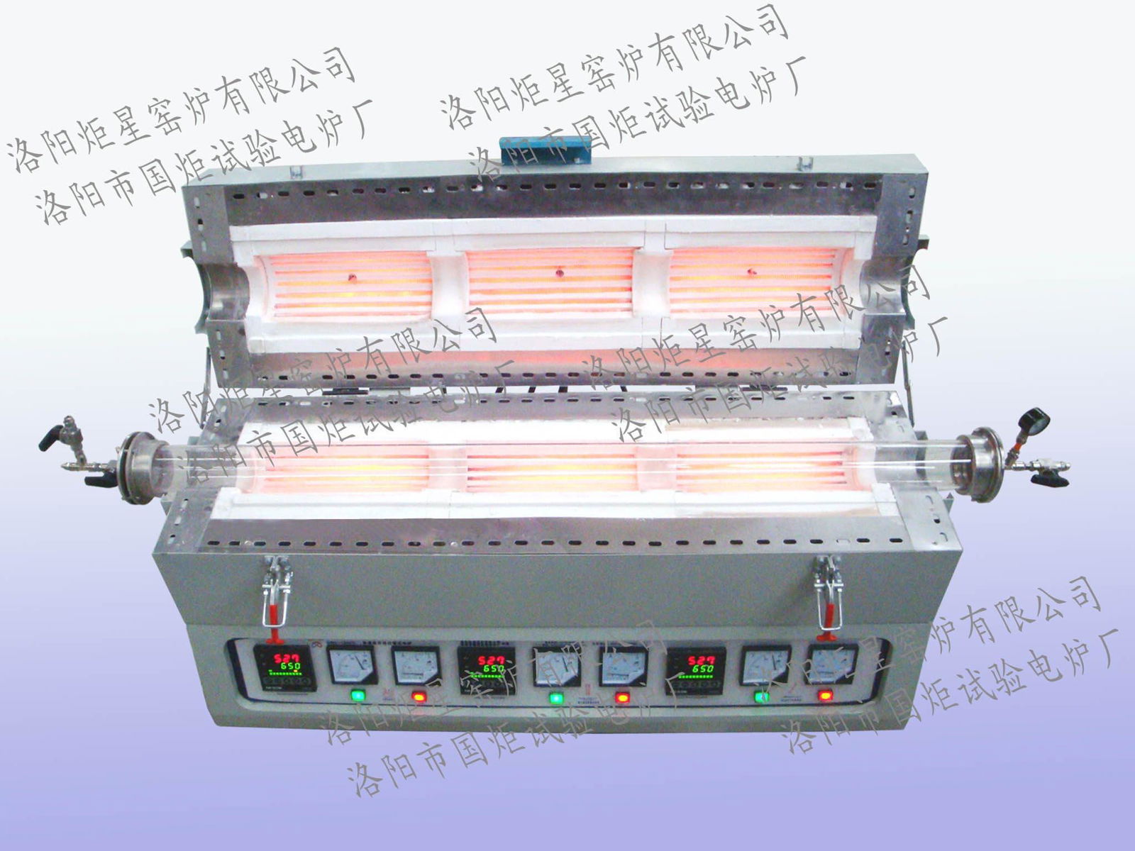 1000-1400 Centigrade High Temperature Openable Tube Furnace 