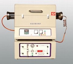 1000-1400 Centigrade Openable Tube Furnace With Gas Control Cabinet