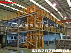 Triple layers Steel structure platform 