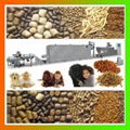 Full automatic pet food floating fish feed making machine processing line