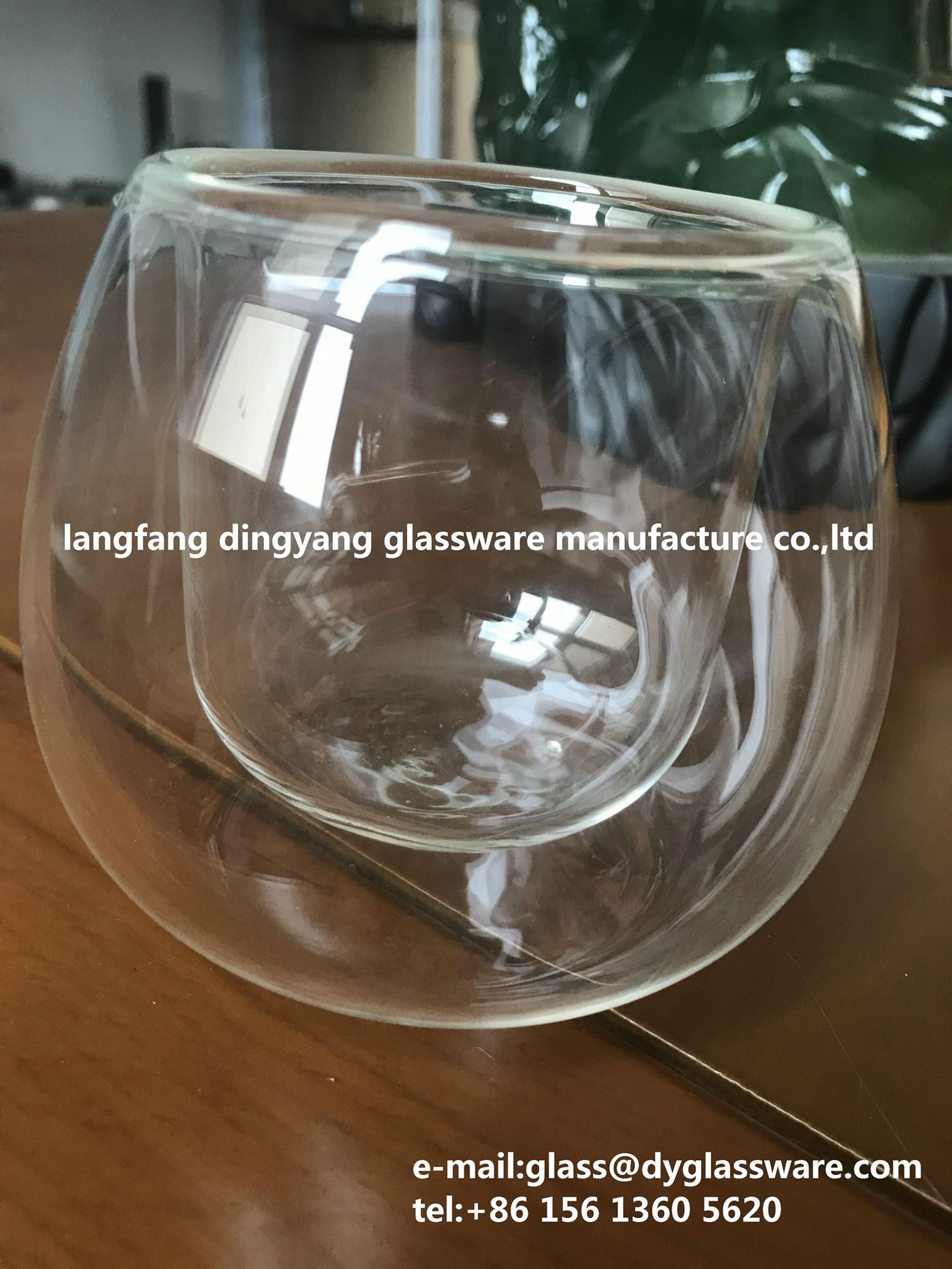 200ML DOUBLE WALL GLASS CUP JW113 LFDY (China Manufacturer