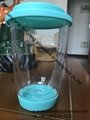 glass coffee cup with silicone lid 2