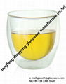 Factory sale thermal double wall wine glass cup 1