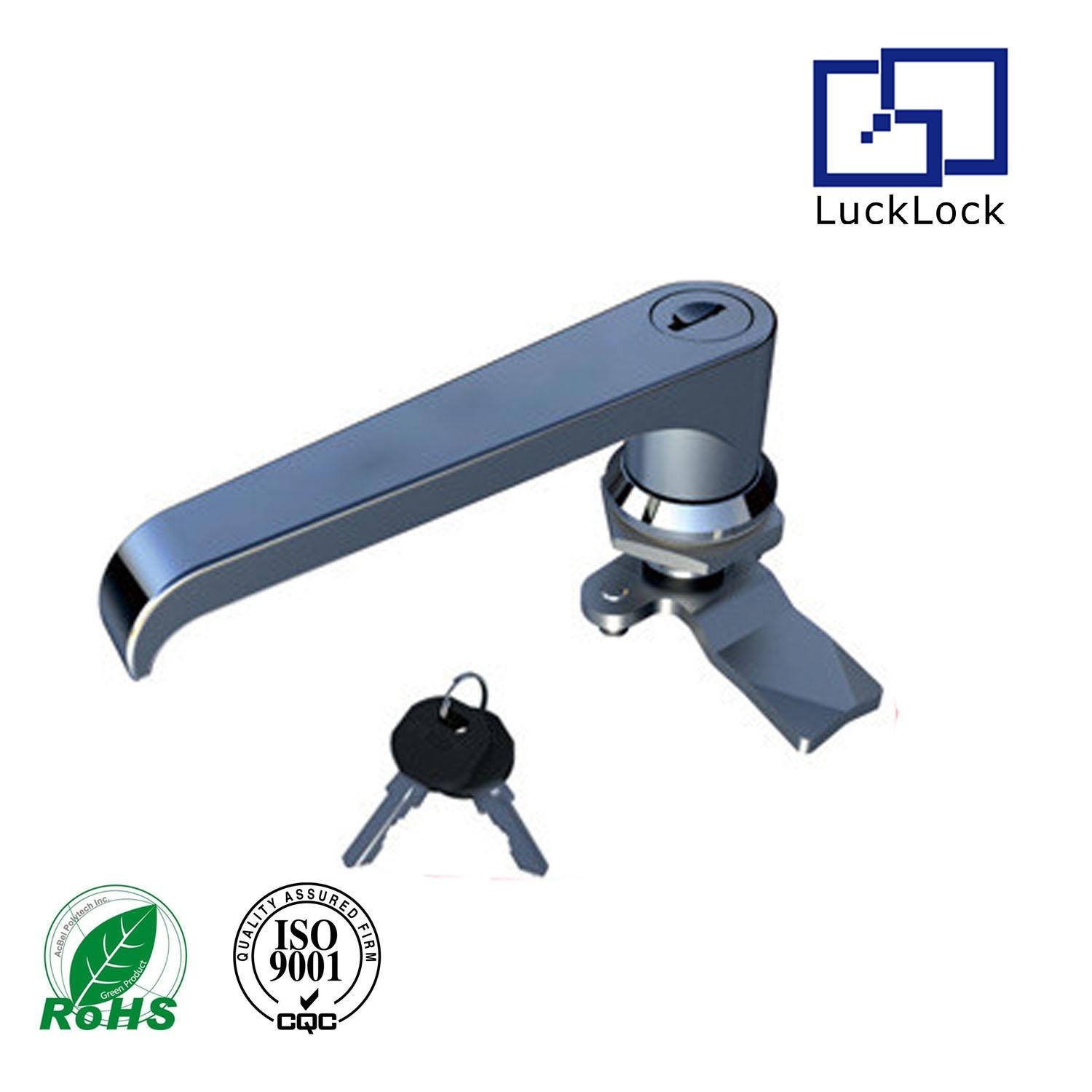 FS2348 Warehouse Steel Handle Lever Door with Lock For door handle lock
