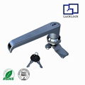 FS2348 Warehouse Steel Handle Lever Door with Lock For door handle lock 1