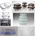 rectangular glass food container with lock lid  3