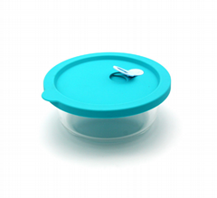 different shape and size glass food container