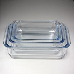 cheap high borosilicate glass bakeware