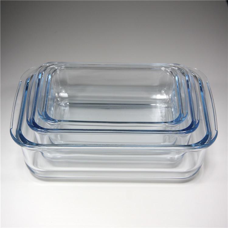 factory sale high borosilicate glass bakeware (China Manufacturer