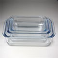 factory sale high borosilicate glass bakeware  3