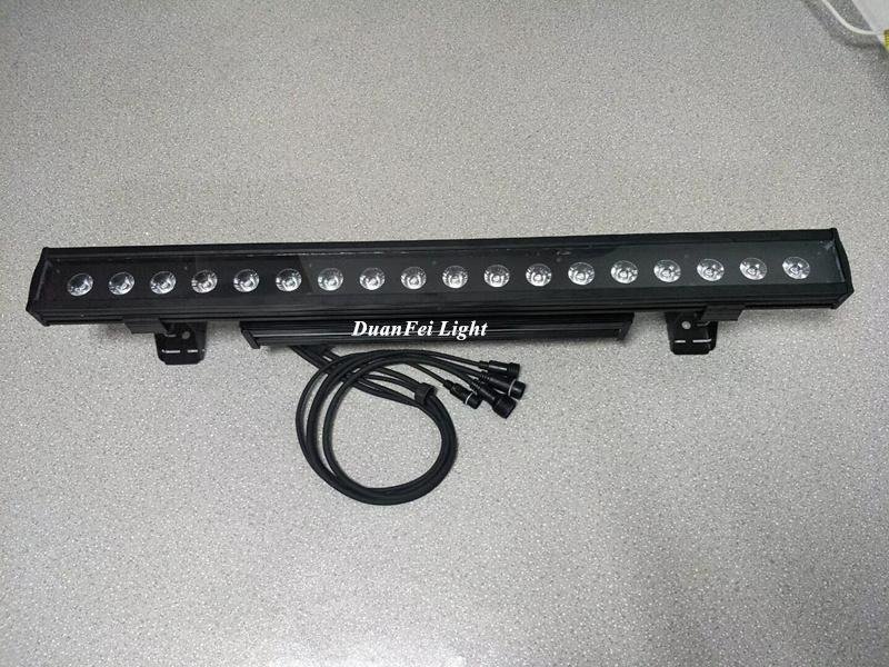 Outdoor 18x10w 4in1 rgbw led linear bar wall washer light dot control 2