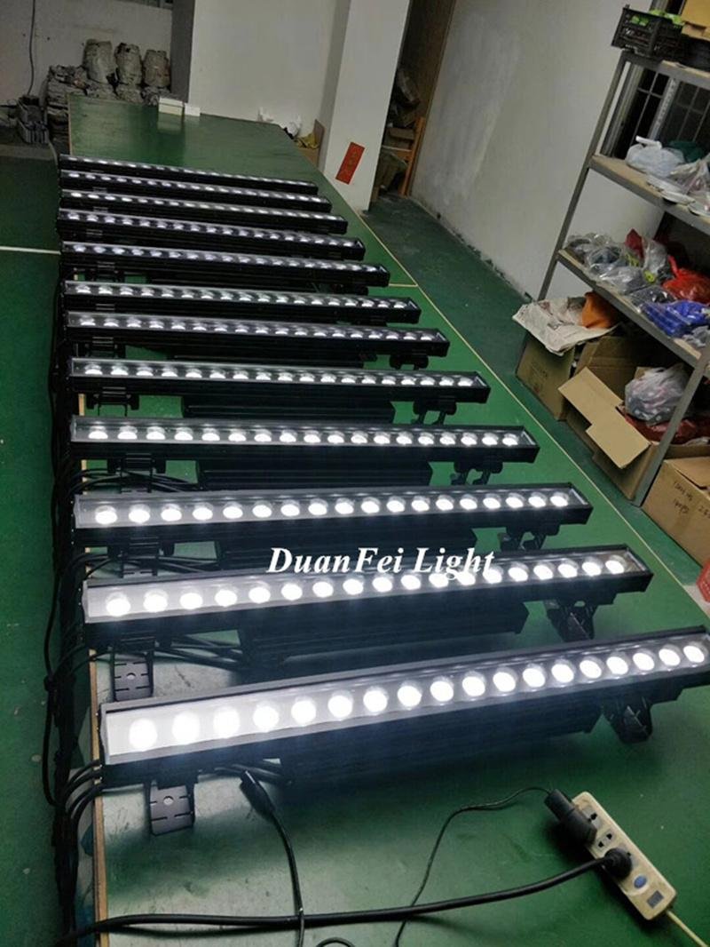 Outdoor 18x10w 4in1 rgbw led linear bar wall washer light dot control 5
