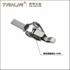 A59B TANJA stainless steel spring toggle latch  flexible and damping toolbox to