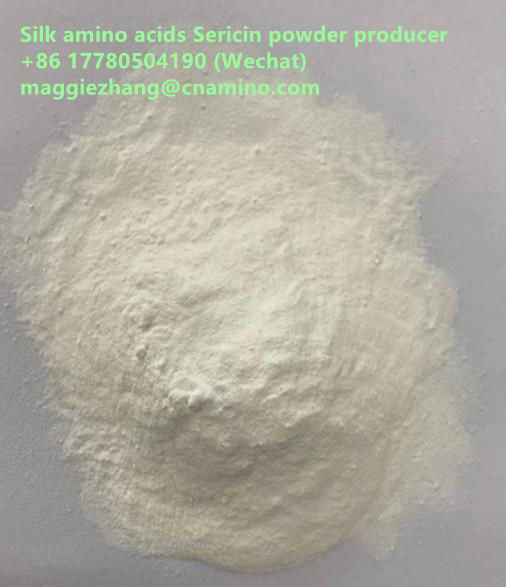 Silk amino acids sericin fibroin  powder in cosmetic grade 