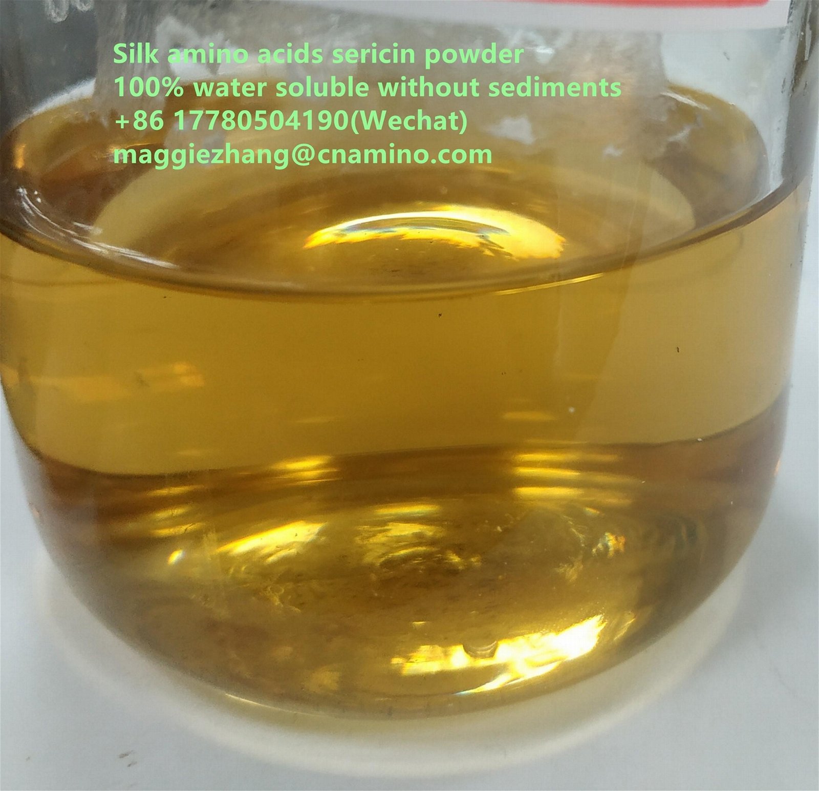 Silk amino acids sericin fibroin  powder in cosmetic grade  2