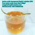 Hydrolysis transparency amino acids liquid 30% with free amino acids 300g/l   2