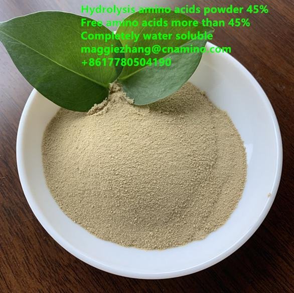Hydrolyzed compound amino acids powder 50% with free amino acids 45% 