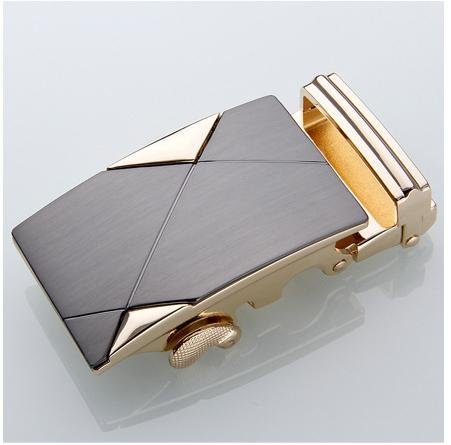 Simple design with low price plating gold belt buckle