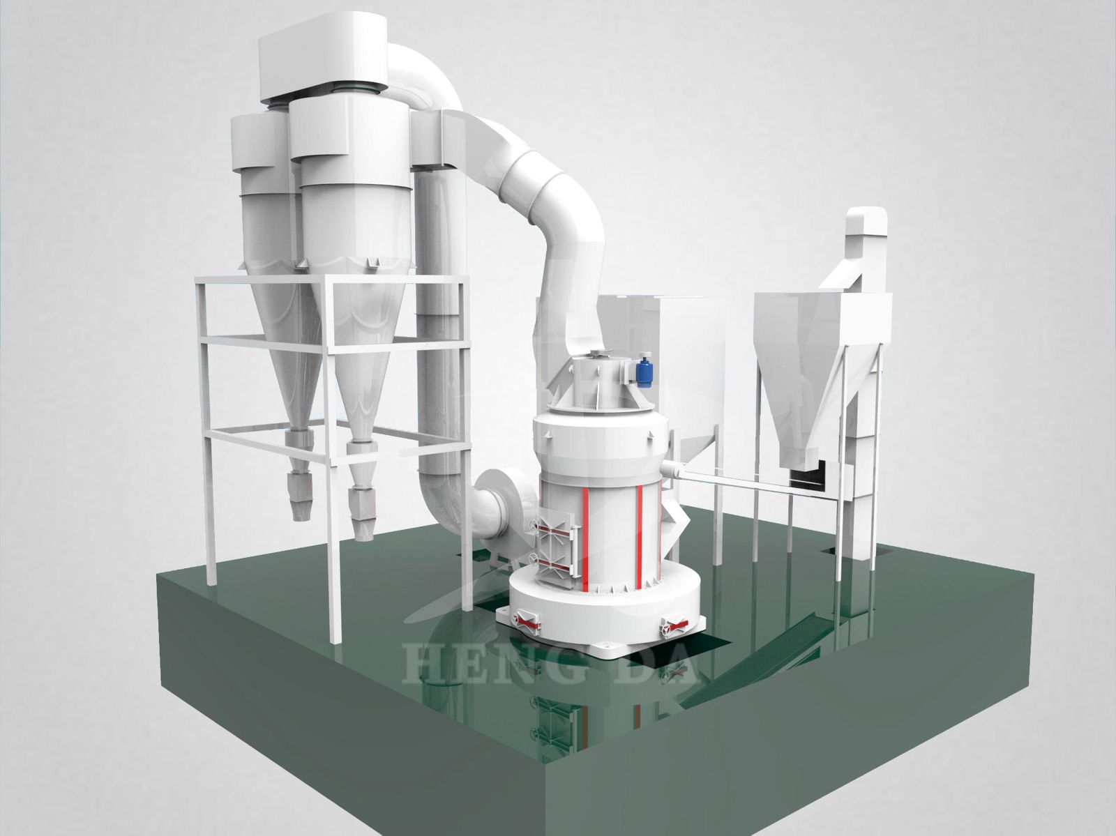  80-400 mesh HD2150 Raymond grinding mill for talc