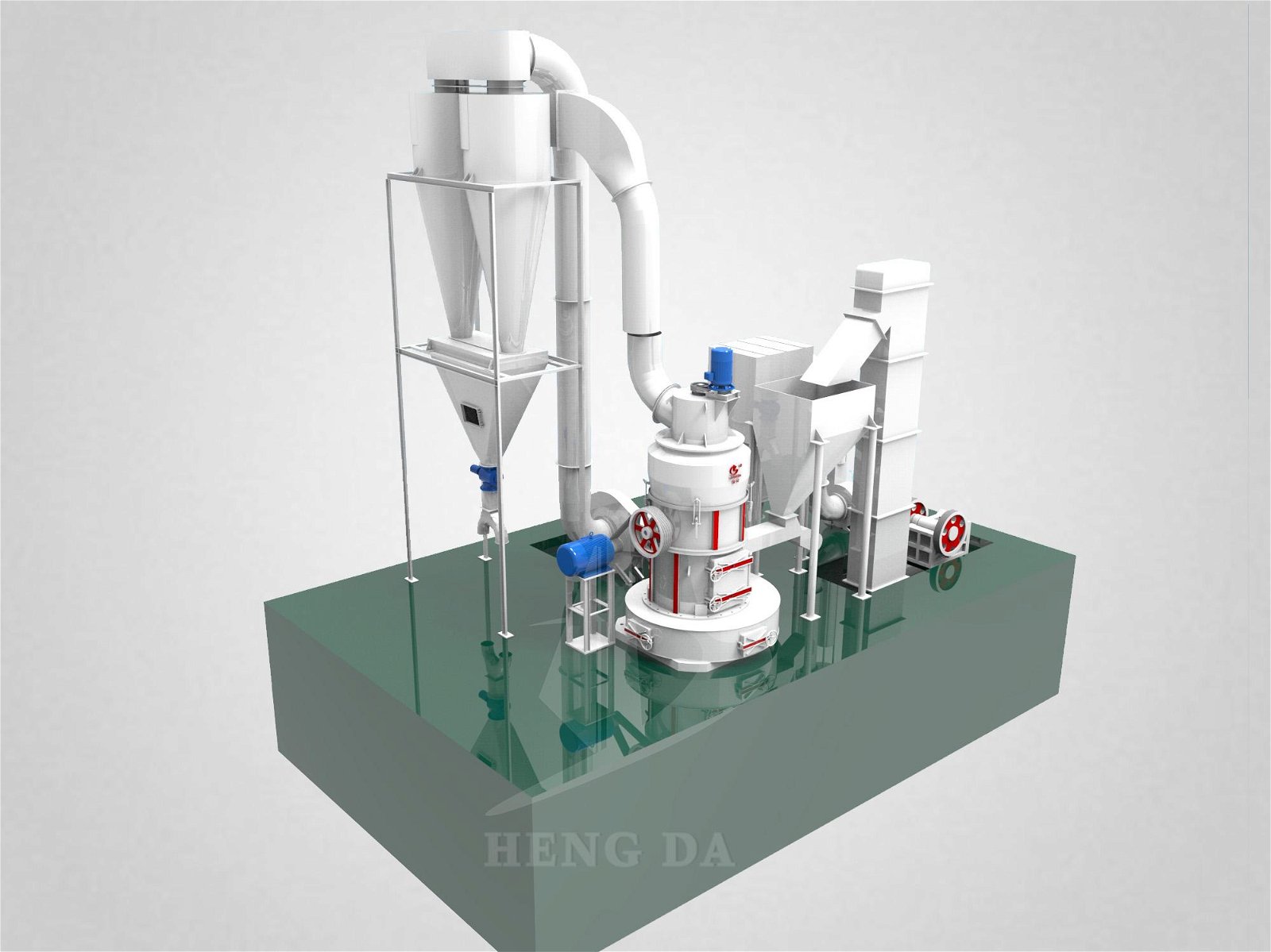 HDB130 high capacity low energy consumption raymond mill  3