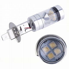 2PCS H1 100W Led Fog Lamp Bulb 6000K H3 100W Auto Light Source Car Driving DRL