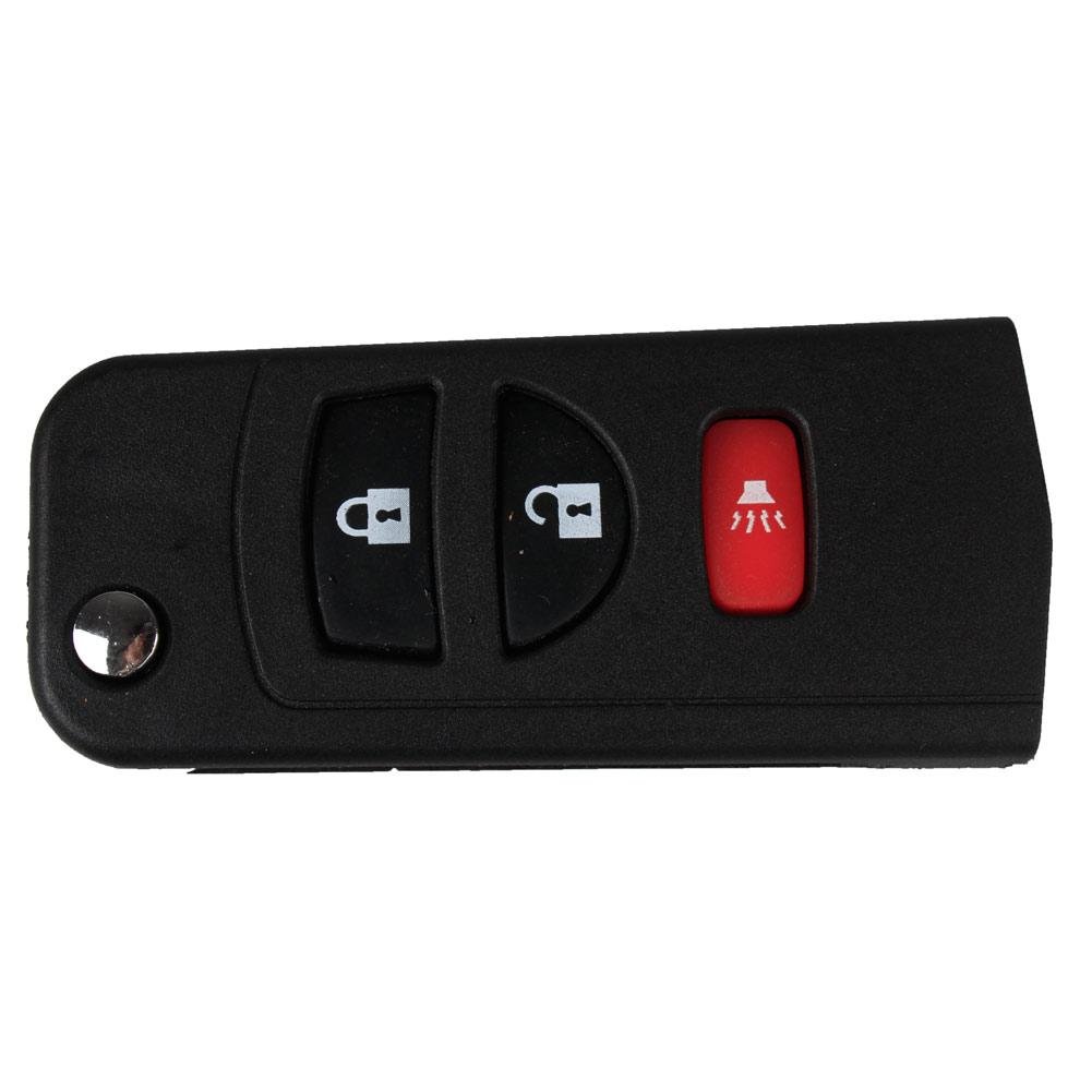 3 Buttons Flip Folding Remote Key Shell Fob Case For NISSAN Quest Murano  2