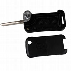 2Button Key Shell Remote Folding Key Fob Case For Porsche Cayenne HAA blade