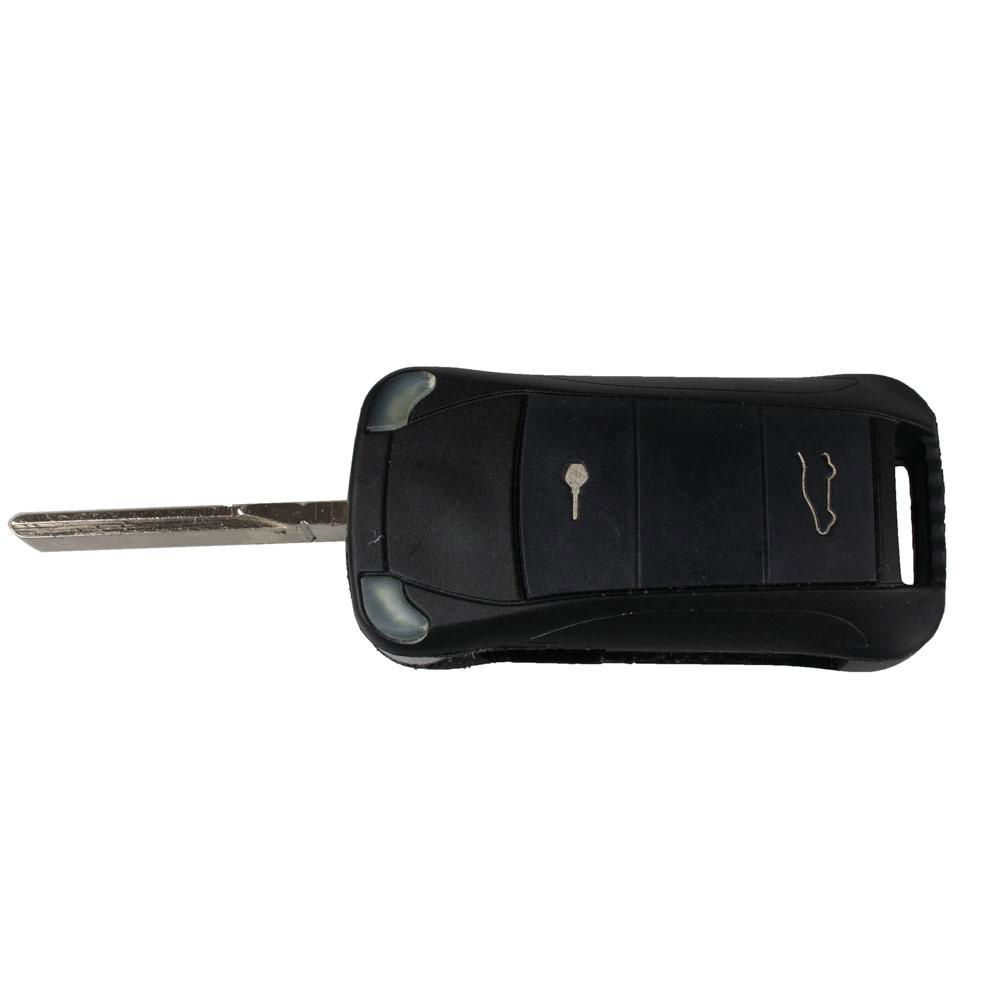  2Button Key Shell Remote Folding Key Fob Case For Porsche Cayenne HAA blade 4