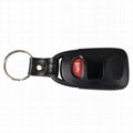 3 Buttons Fob Key Shell Panic Replacement Remote Key Shell Case For HYUNDAI Sant