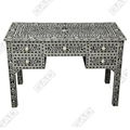 BONE INLAY 5 DRAWER CONSLE TABLE 1