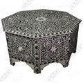 BONE INLAY OCTANGLE TABLE