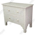 BONE INLAY 2 DRAWER SIDEBOARD