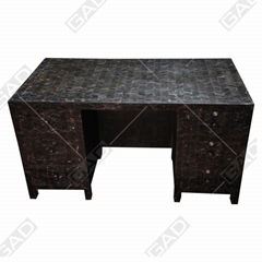 HORN INLAY OFFICE TABLE