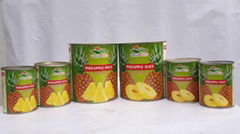 Pineapple piece, slices, tidbit, chunk in light syrup 20oz, 30oz