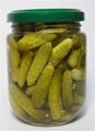 pickles cucumber 6-9cm in glass jar 720ml 1