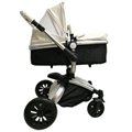 European Style Baby Pram PU Leather Baby Stroller 3 In 1 4