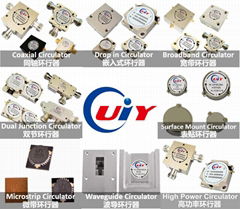 RF Broadband Circulator Dual Junction Circulator Surface Mount Circulator 