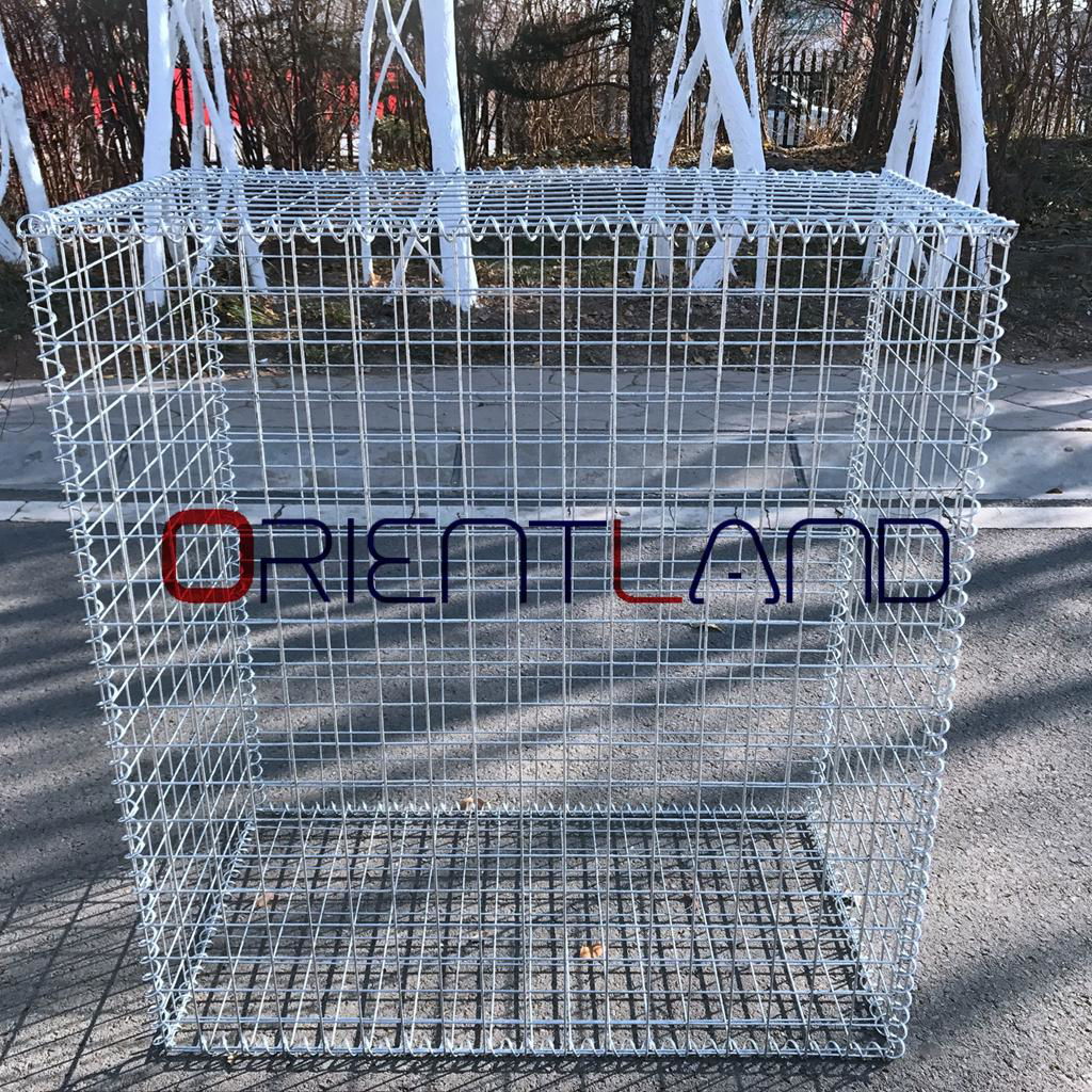 Hot dipped Galvanized Welded Gabion Box Gabion Retaining Wall