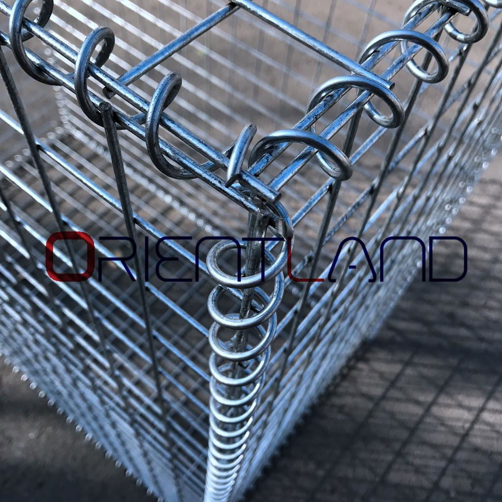 Hot dipped Galvanized Welded Gabion Box Gabion Retaining Wall 2