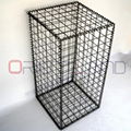 Garden PVC coated welded gabion retaining wall Gabion Bench Cages Fence 1