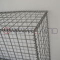Garden PVC coated welded gabion retaining wall Gabion Bench Cages Fence 4