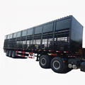 low price 3axles Sugarcane Loading Trailer 40ton fence semi trailers