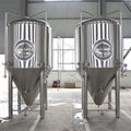 Beer fermentation tanks with cooling jacket 7 bbl jackted fermenters 2