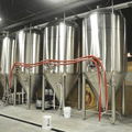 Beer fermentation tanks with cooling jacket 7 bbl jackted fermenters 3