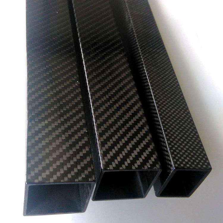 Professional Factory Custom 3K Twill Plain Square Carbon Fiber Tube 2