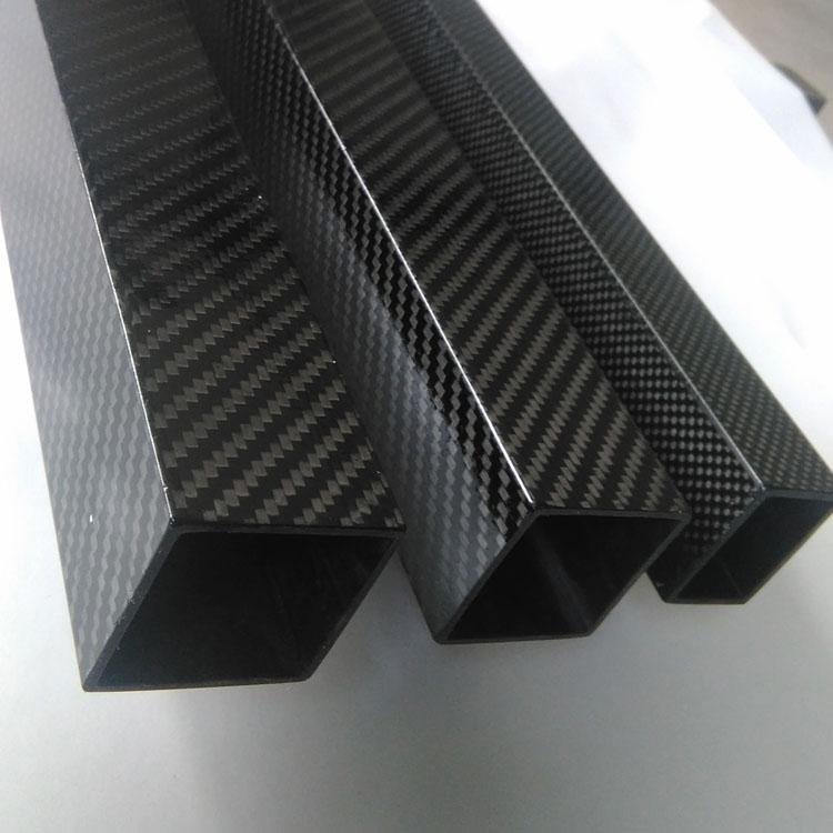 Professional Factory Custom 3K Twill Plain Square Carbon Fiber Tube