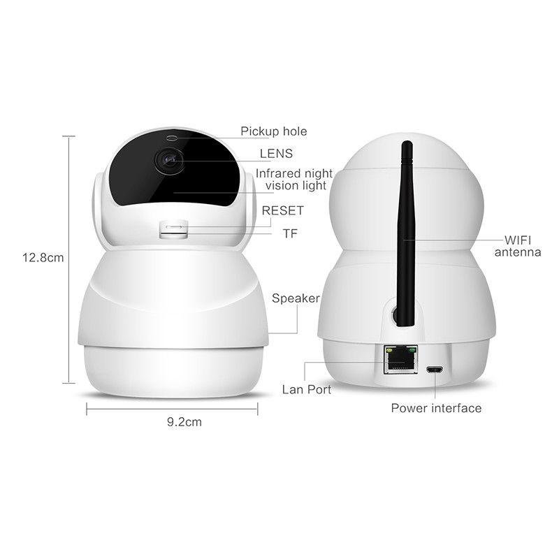1080P Pan Tilt Wireless WiFi IP Camera For Baby Monitor 4