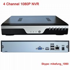H.264 4 Channel 1080P NVR Support 1HDD up to 8TB