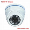 H.264 1080P IP Camera With Manual Zoom Lens 2.8-12 mm