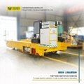 Heavy duty flat rail cars with rail clamping device 4